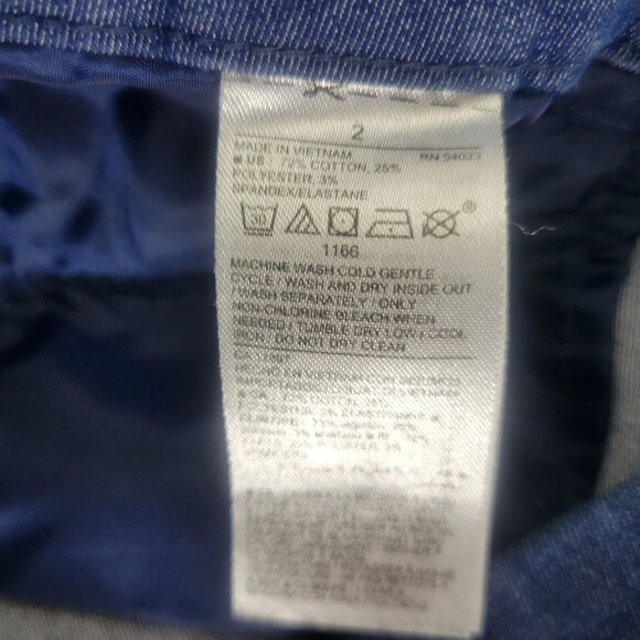 Old Navy Womens Jeans 2 Blue Low Rise Pixie Ankle Polka Dot Denim W28 x L25 - Picture 10 of 15